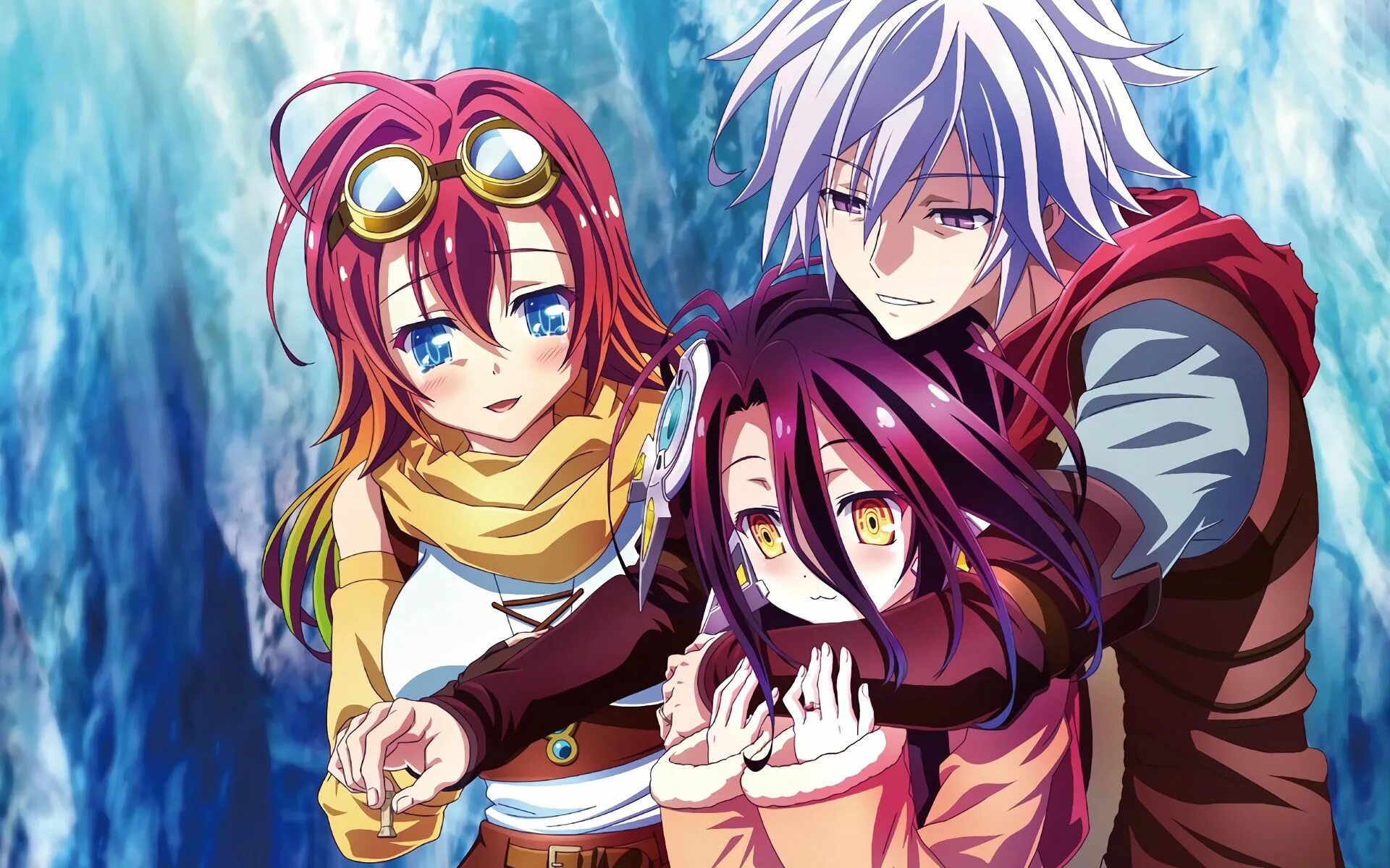 Шуви и Рику. No game no Life Zero Шуви. Рику и Шуви Сора и Широ. Нет игры нет жизни 2017