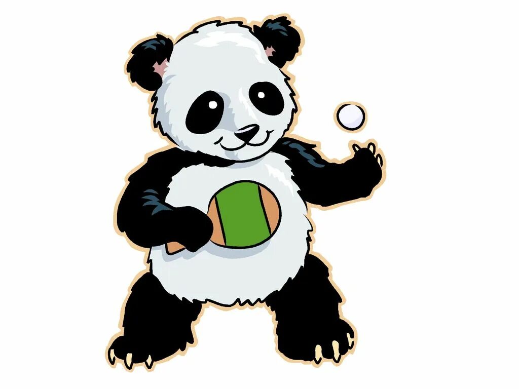 Панда клипарт. Панда сжатие картинок. Панда клипарт PNG. Panda Bear Стикеры. Панда настольный теннис в контакте