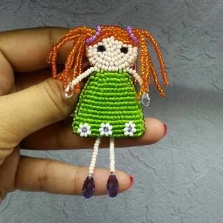 Кукла из бисера