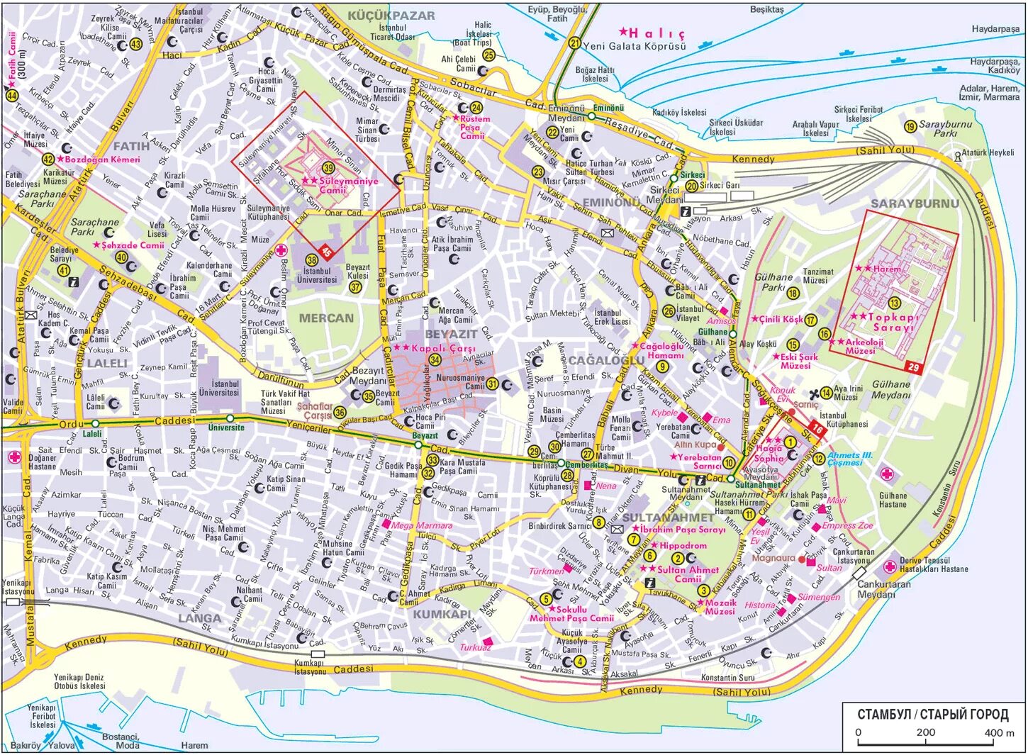 Туристическая карта Стамбула старый город. Районы Стамбула на карте районы Стамбула на карте. Район Султанахмет в Стамбуле на карте. Стамбул карта города на русском.