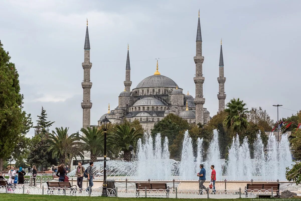 Стамбул. Голубая мечеть. Разница со стамбулом