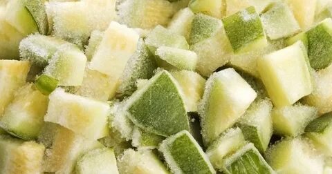 Кабачки кубиками на зиму