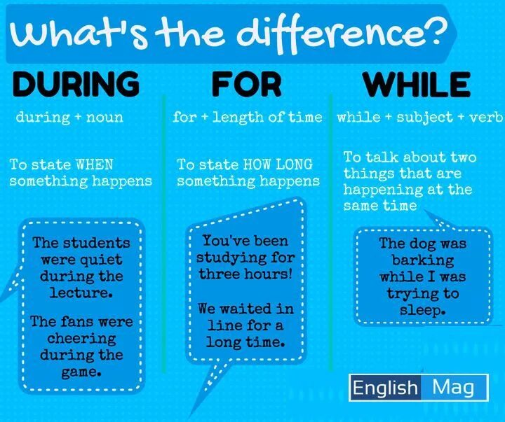 During предложение. Разница между while и during. Разница между for и during. During while разница. For и during правило.