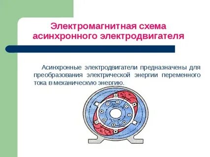 Для преобразования какой энергии предназначены асинхронные двигатели