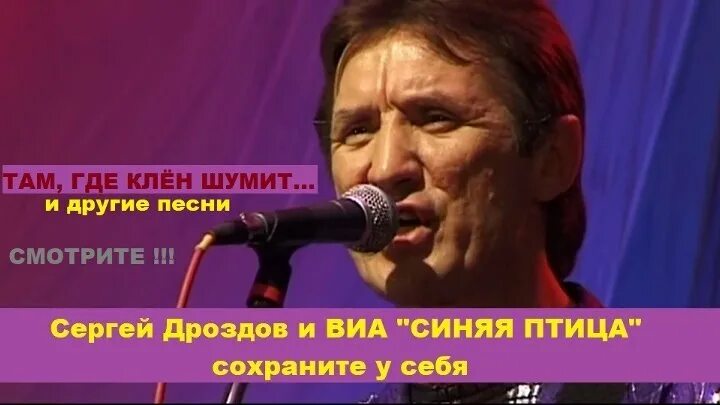 Кто поет песню там там никто. ВИА синяя птица Дроздов.