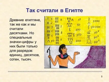 Счет в древнем египте