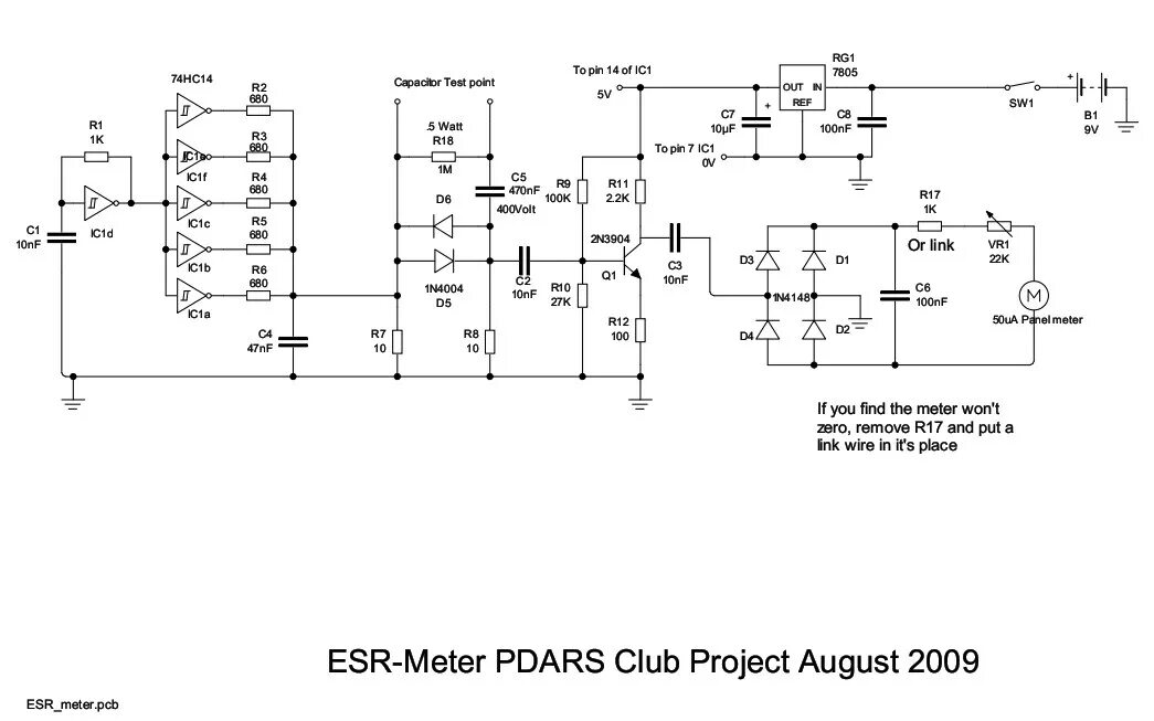 Esr метр своими руками схема באמצעות שבועה שווה ערך esr meter scale Israel יד שניה מתקדם מתנגד