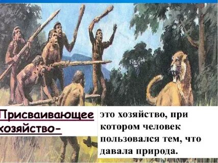 Виды хозяйства древних людей