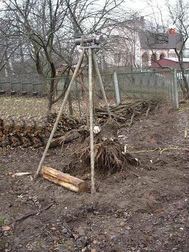Корчеватель деревьев ручной