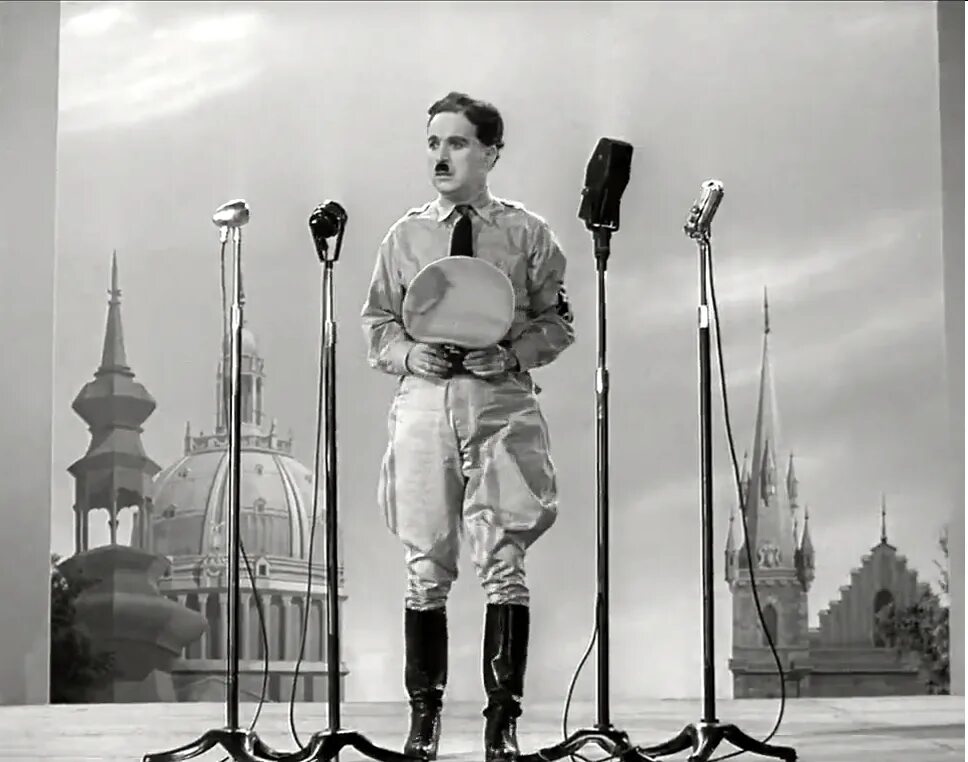 Final speech. Чарли Чаплин диктатор. Charlie Chaplin great Dictator. Charlie Chaplin Speech.