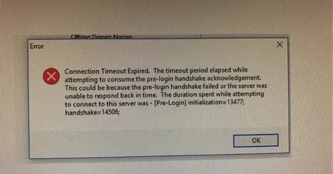 Timeout expired перевод