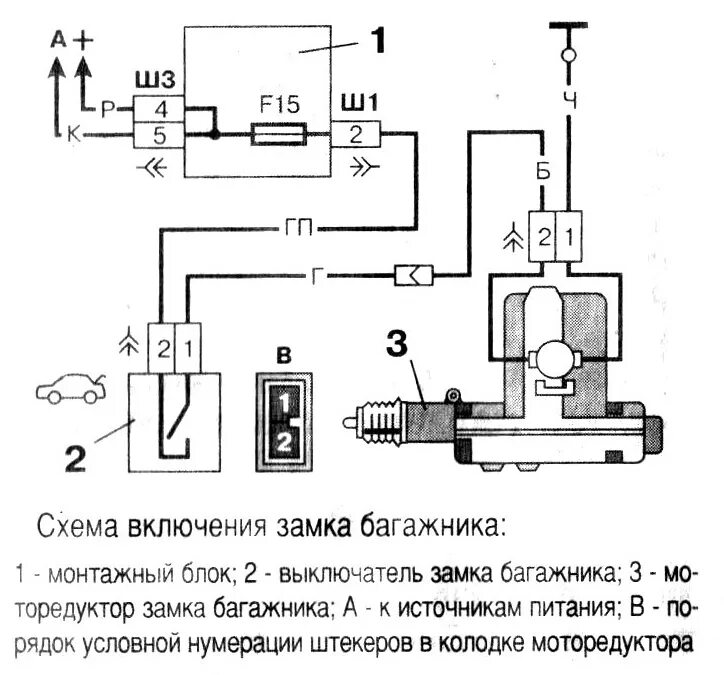 Схема центрального замка ВАЗ 2110. Схема электрическая замка багажника ВАЗ 2110. Схема электрооборудования Центральный замок ВАЗ 2110. Схема замка багажника 2112.