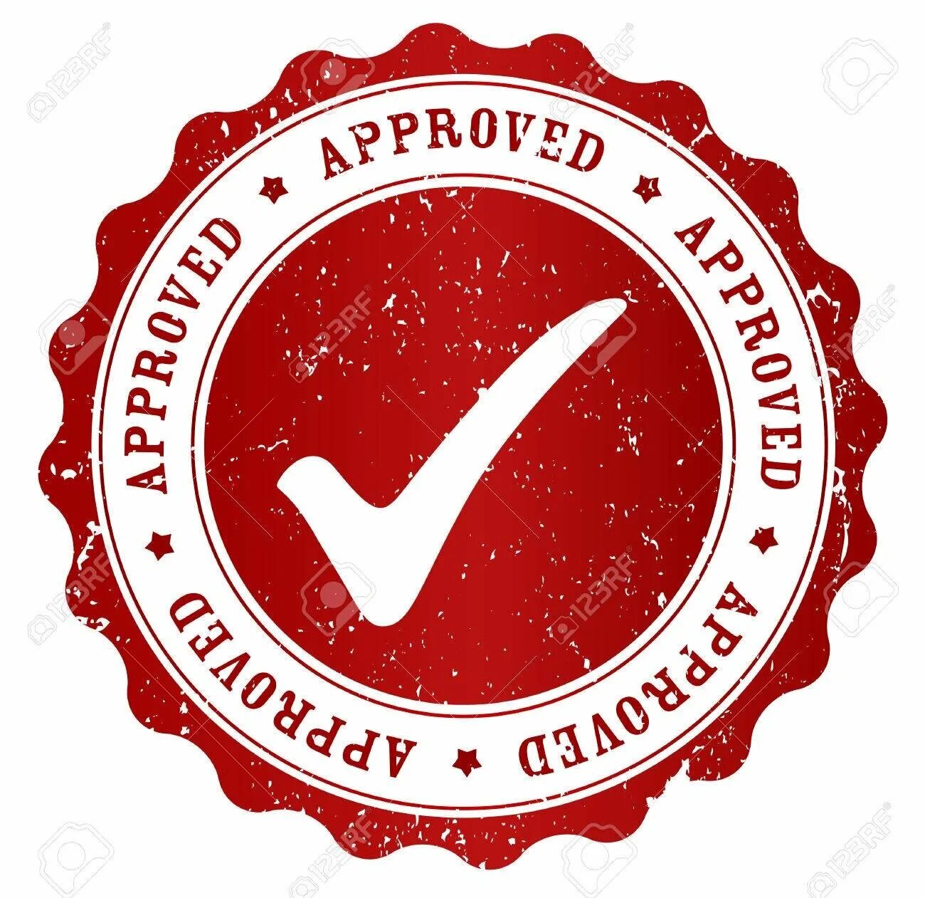 Печать на белом фоне. Lab verified icon. Печать approved. Product approval. Одобрено.