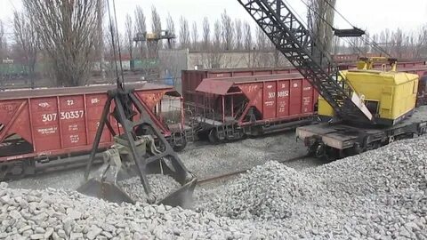 Кран для разгрузки вагонов