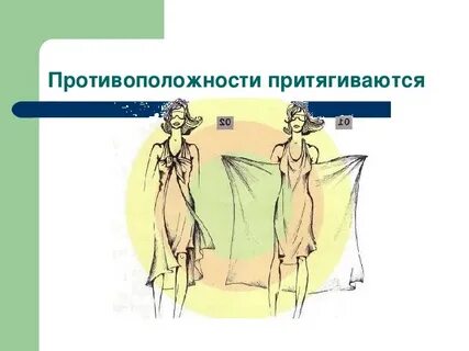 Отношения противоположных людей
