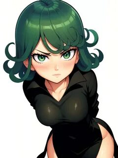 A captivating image of Tatsumaki, the formidable heroine from One Punch Man...