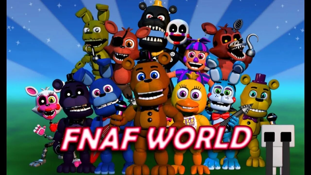 Чит фнаф ворлд. FNAF World. ФНАФ ворлд концовки. FNAF World концовки. ФНАФ ворлд 2.