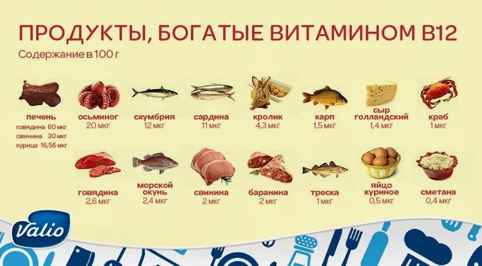 Источники витамина в12 в продуктах питания. Продукты содержащие витамин в12. В12 витамин продукты в каких продуктах содержится таблица. Продукты содержащие витамин б12 в большом количестве.