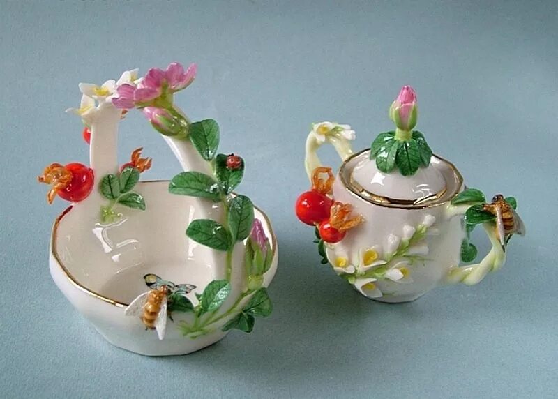 Фарфоровые изделия от светланы орешкиной. Как сделать фарфоровую. Холодный фарфор. Посуда от светланы орешкиной. Фарфоровые чайные изделия.