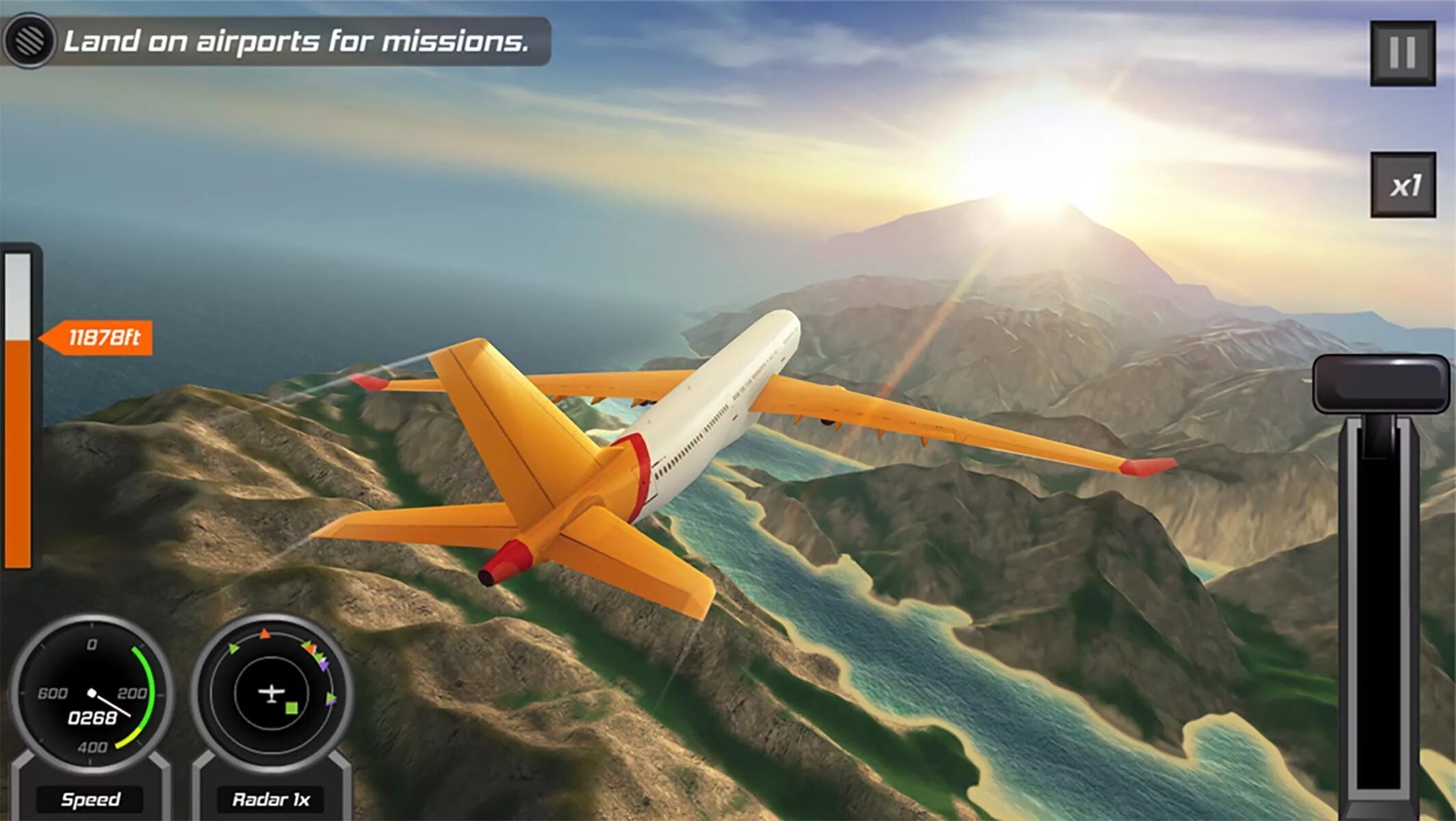 3d-авиасимулятор: самолет. Флайт Пайлот. Симулятор Flight Simulator. Симулятор пилота 3д.