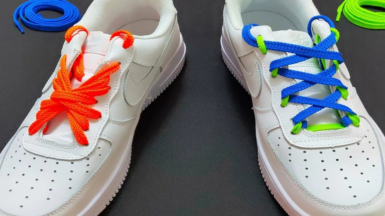 Шнуровка Nike Air Force 1. Шнурки для Nike Air Force 1. Nike Air Shoelaces. Шнуровка кроссовок Air Force 1. Как зашнуровать найк аир