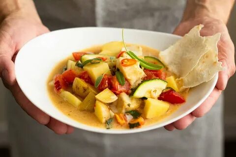 Зубатка запеченная с овощами