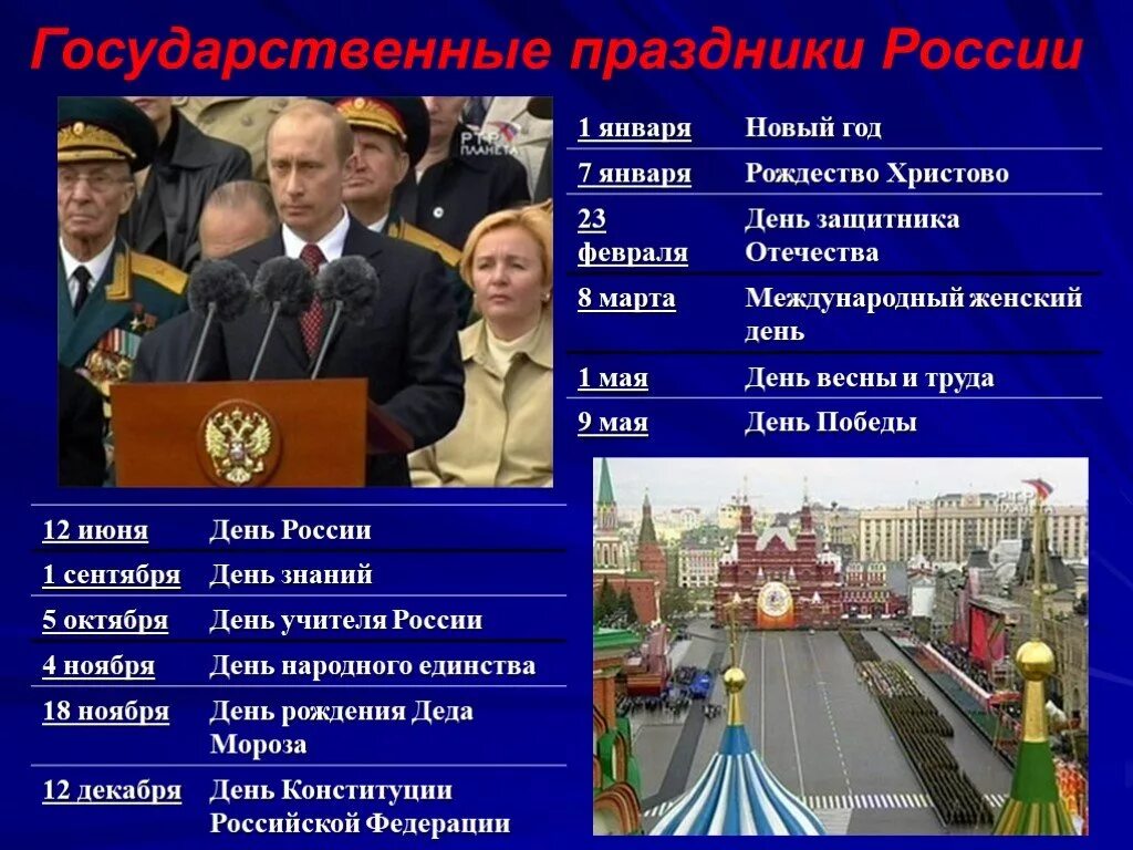 Государственные праздники россии июль. Государственные праздникик Росси. Государственные праздники РФ. Государственыепраздники России. Дни государственных праздников.