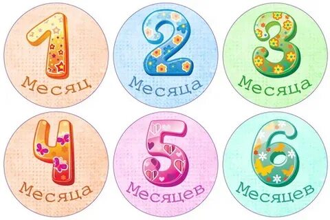 1 месяц круглая