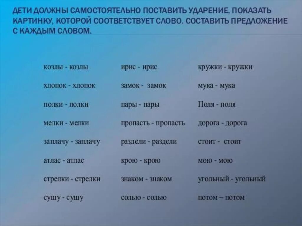 Слова с меняющимся ударением. Слова которые изменяются с ударением. Слова в которых ударение меняет смысл. Слова в которых не ставится ударение. Предложение со словом устанавливать