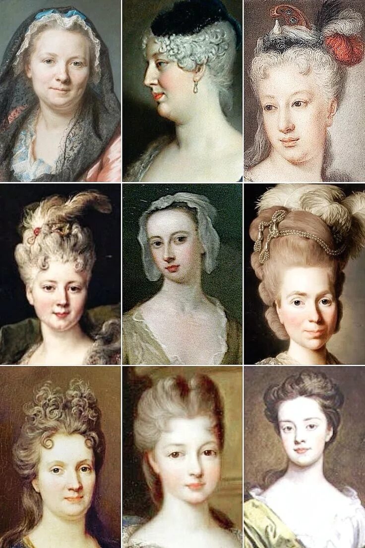 Прически 17 века женские франция Pin on 1715-1774 Louis XV