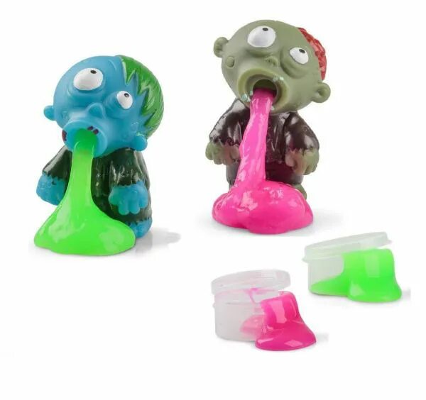 Игрушки которых тошнит. Слайм зомби с желтыми пауками. Антистресс слайм зомби. Зомби слайм. Слизень игрушка.