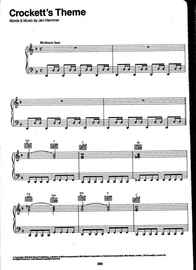 Jan theme. Jan hammer crockett&#039;s theme ноты для фортепиано. crockett theme ноты для фортепиано. crockett&#039;s theme ноты.