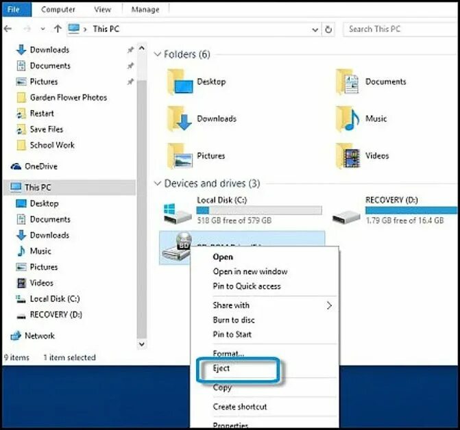 Как записать cd в windows 10. Windows 10 извлечь диск. значок достать диск. когда вставляешь диск где он появляется.