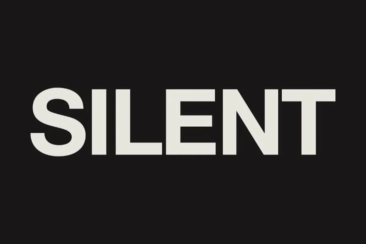 Silent models. Silent бренд. silent логотип. silent надпись.