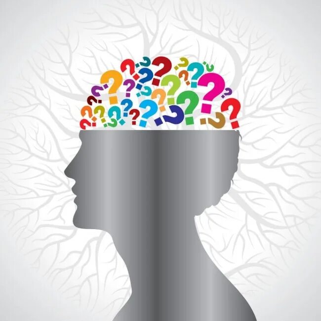 Brain questions. Вопросы в голове. Мысли в голове. Человек с вопросом на голове. Мозг с вопросительным знаком.
