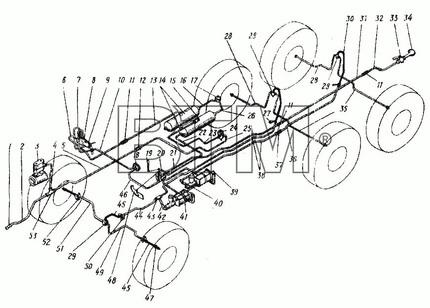 Привод тормозов урал 4320. Пневматическая система тормозов урал 4320. Пневмосистема урал 4320. Урал 4320 31 тормозная система. Тормозная система урал 44202 схема.