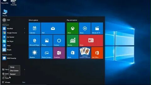 10 windows 16 гб