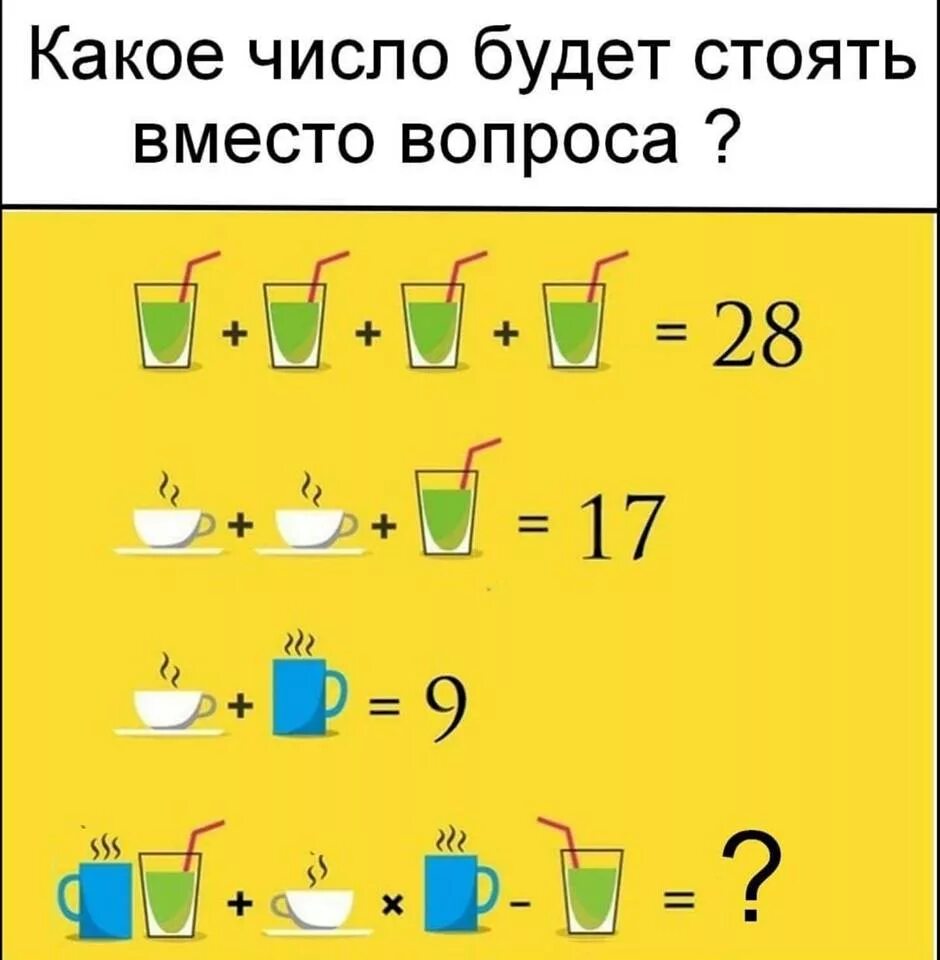 какое число будет вместо вопроса