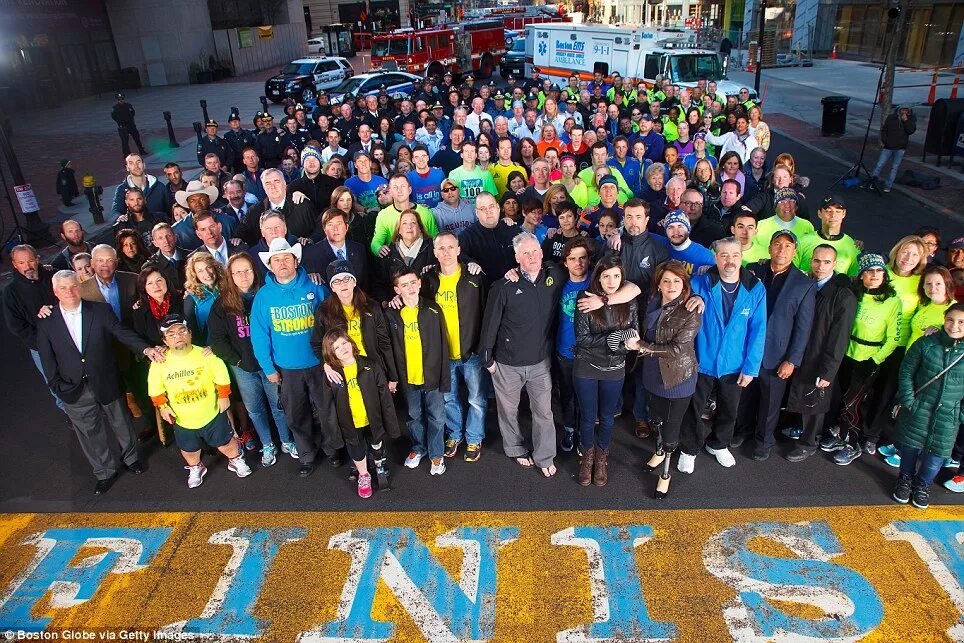 Hundred of people are employed. Hundreds of people. marathon group. the boston globe.