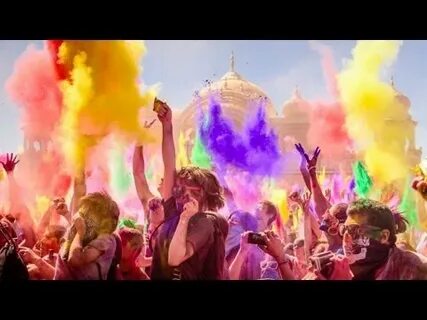 Colourful party
