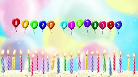 Colorful birthday