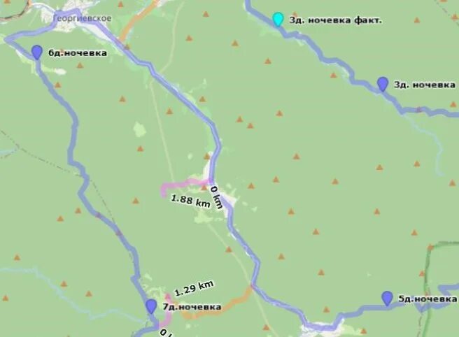 Карта осадков зубцов. Карта осадков зубцов