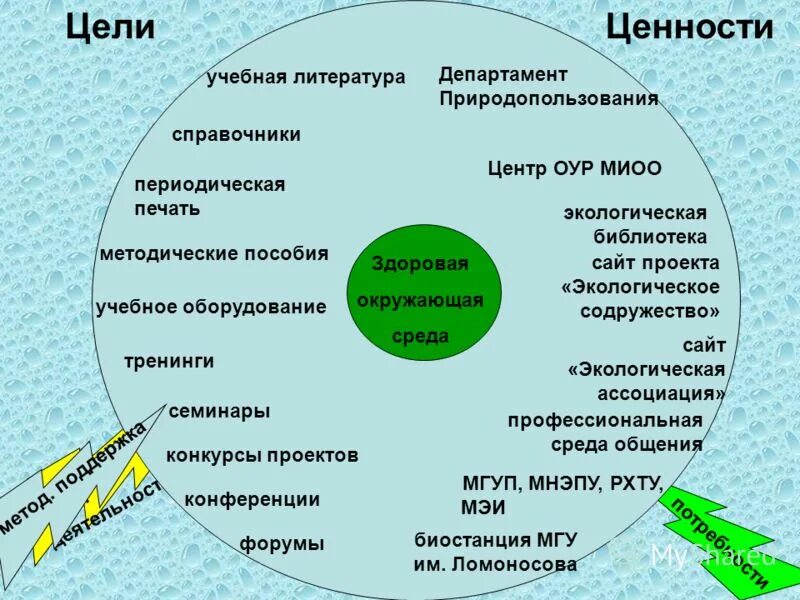 Ценности образовательной организации. Ценности в учебе. Знания, чистая окружающая среда, этика. Вопросы этика природопользования. Жизненные ценности методическое пособие.