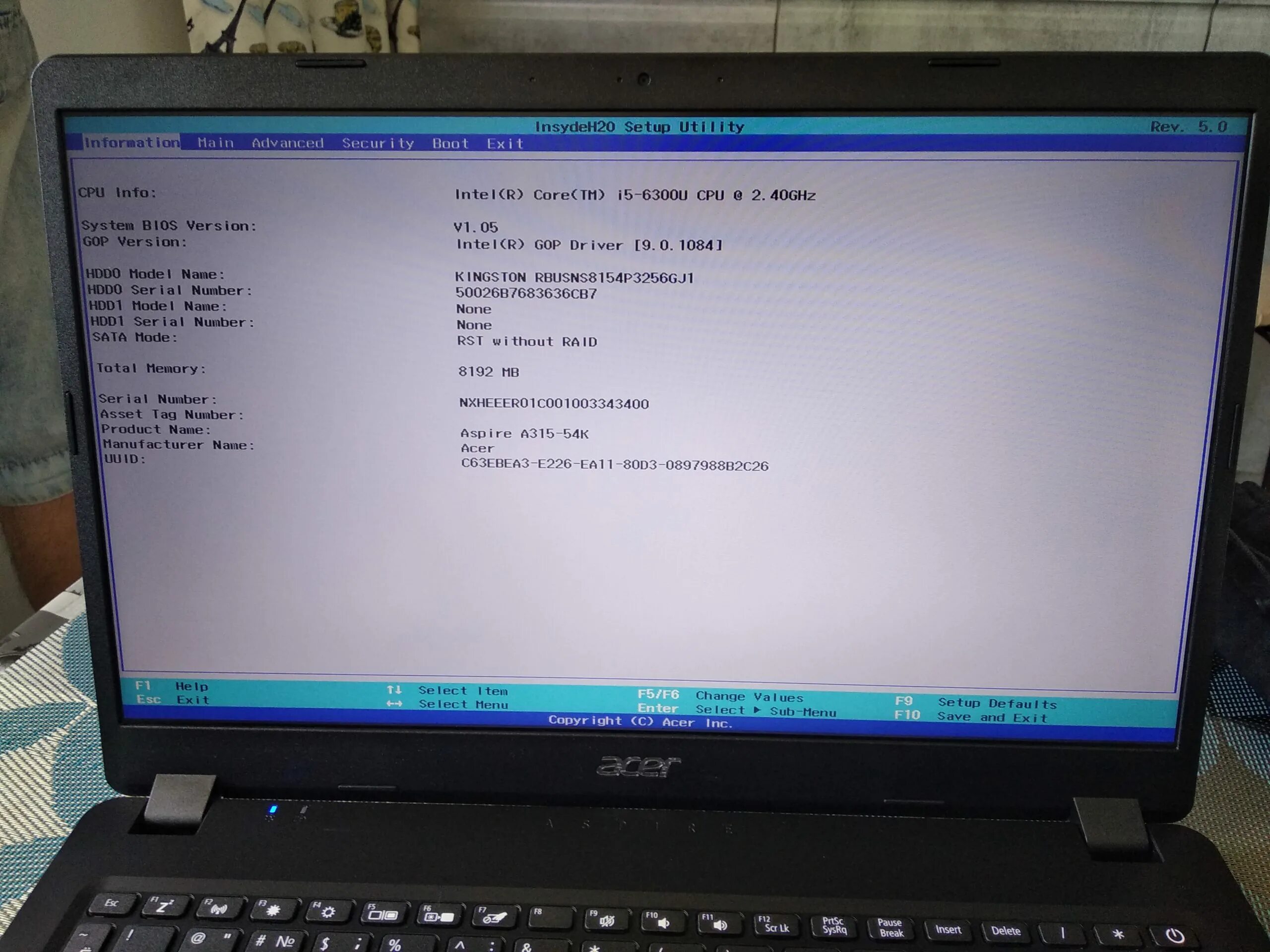 Asus f15 установка windows 10