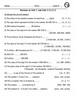 Unit 5 revision