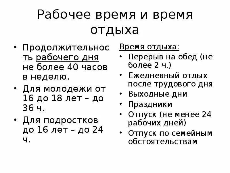 Время отдыха работающих. Рабочее время и время отдыха. Продолжительность рабочего времени и отдыха. Нормы продолжительности рабочего времени и времени отдыха. Рабочее время и время отдыха Трудовое право.