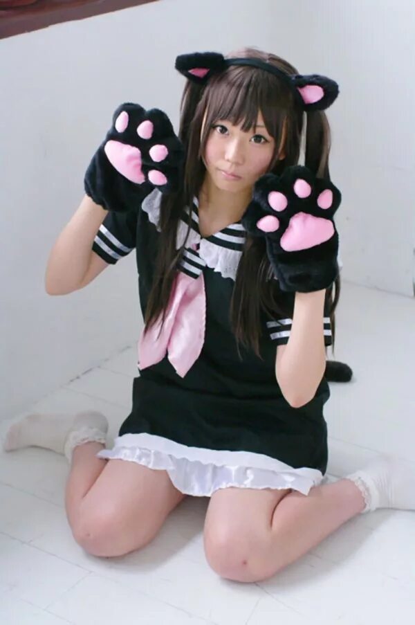 Neko cosplay. Неко косплей. Неко девушки косплей. Неко костюм.