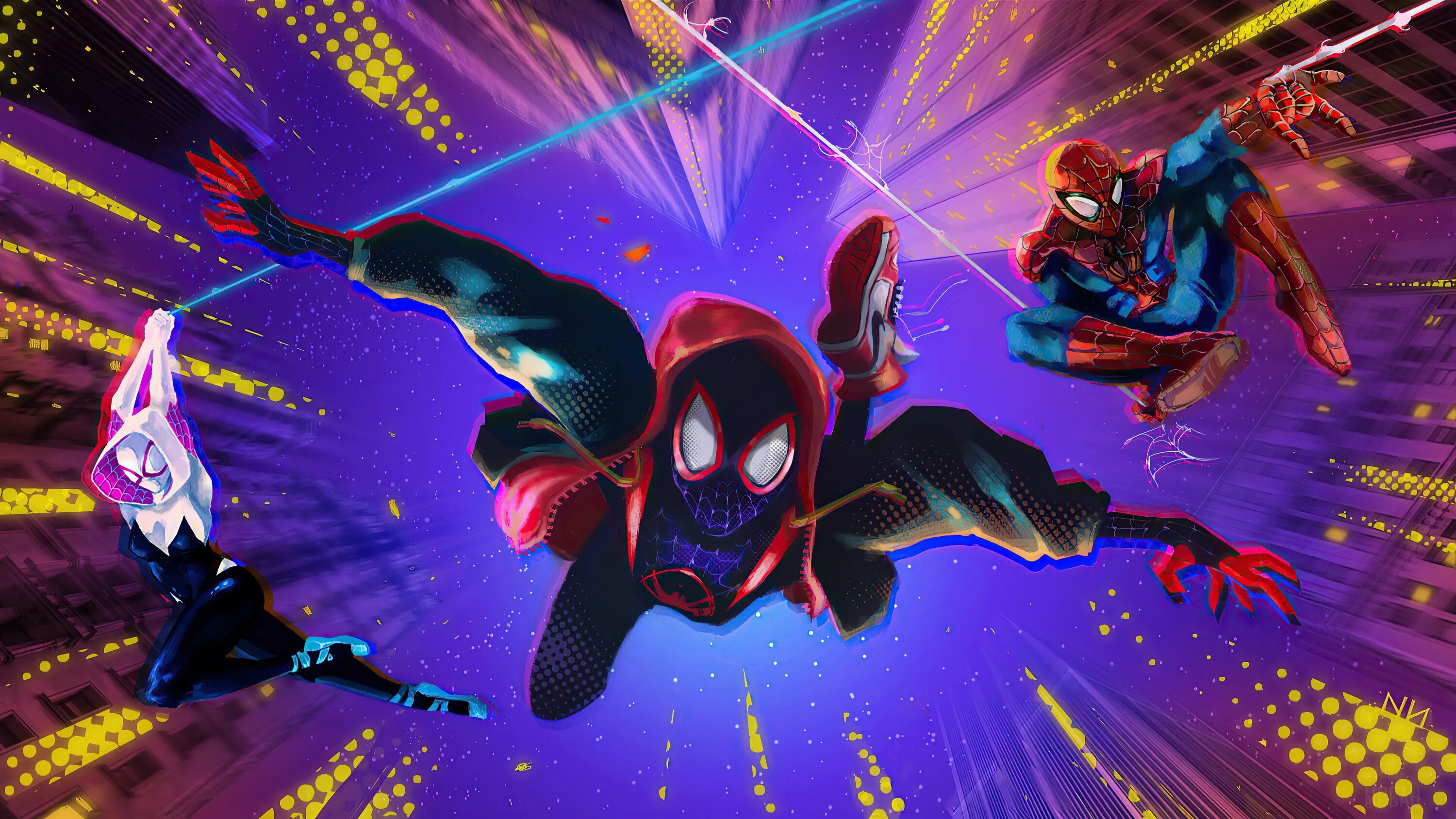 Spider gwen across the spider