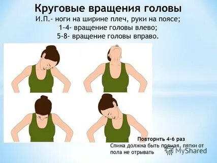 Упражнение для туловища и шеи