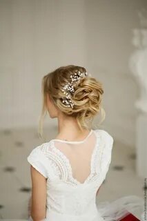 свадебная прическа без украшений